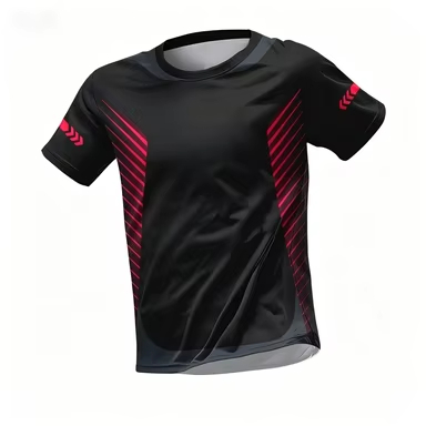 Badminton Kids - เสื้อยืดแขนสั้นลำลองคอโอสำหรับออกกำลังกาย เล่นเทนนิส แบดมินตัน เสื้อผู้ชายสำหรับฤดูร้อน