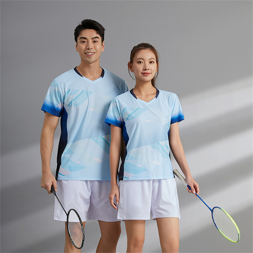 Badminton Jersey - เสื้อแบดมินตันกางเกงขาสั้นสำหรับผู้ชายเสื้อลูกขนไก่กระโปรงทีมชุดออกกำลังกายแห้งเร็วระบายอากาศได้ดี