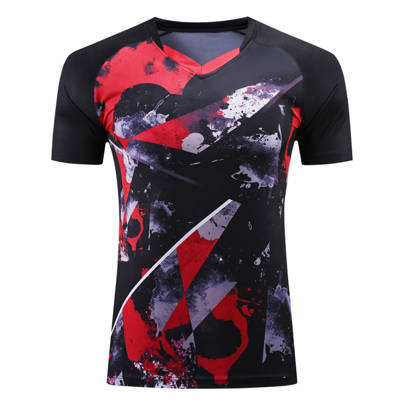 เสื้อปิงปองคอวีสำหรับผู้ชายและ - Badminton Jersey บทวิจารณ์และราคา