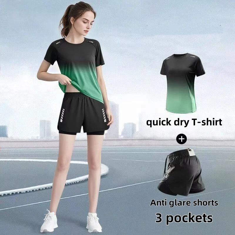 ชุดกีฬาสตรี กางเกงวิ่งขาสั้น เ - Badminton Jersey บทวิจารณ์และราคา