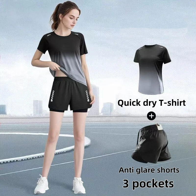 ชุดกีฬาสตรี กางเกงวิ่งขาสั้น เ - Badminton Jersey บทวิจารณ์และราคา