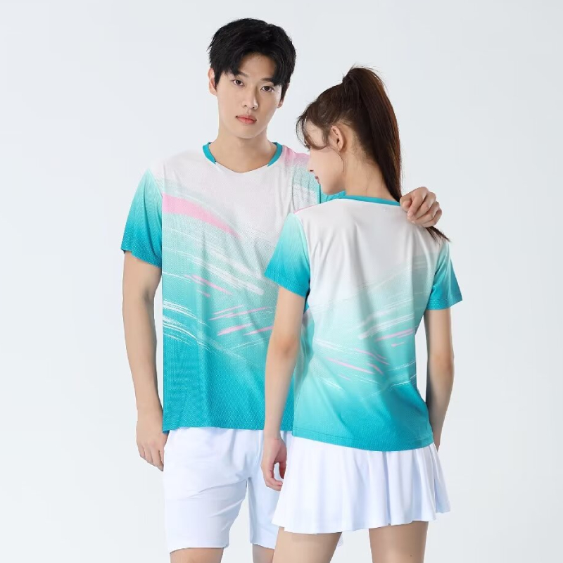 เสื้อยืดเทเบิลเทนนิสแบบยูนิเซ็ - Badminton Jersey บทวิจารณ์และราคา