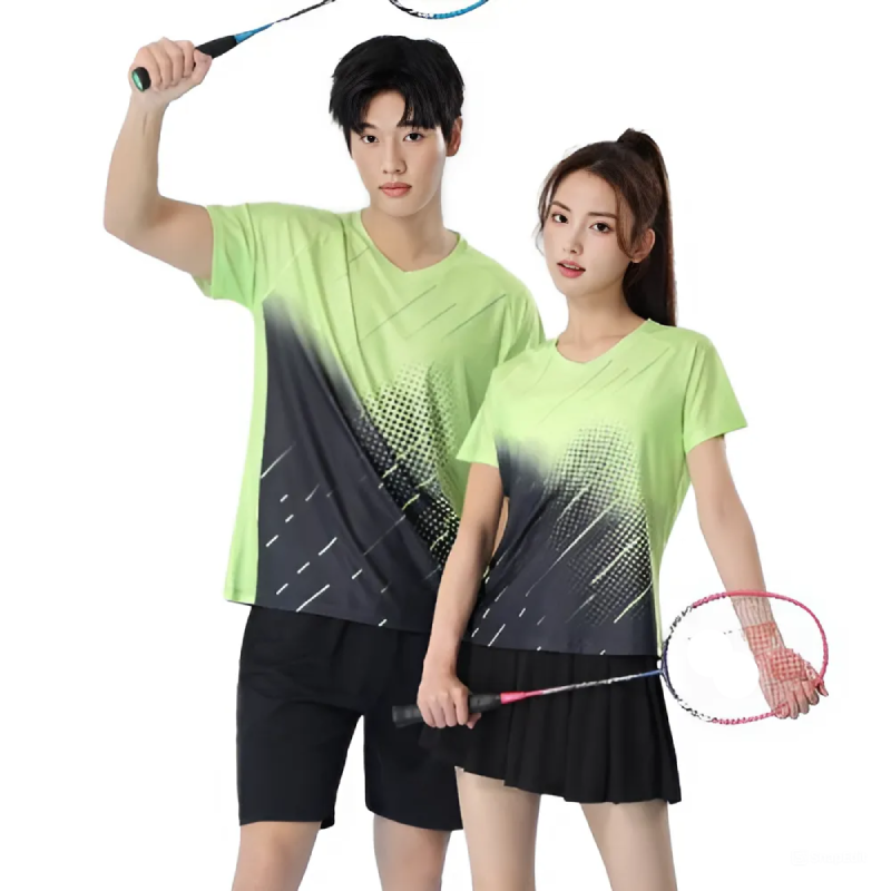เสื้อยืดเทเบิลเทนนิสแบบยูนิเซ็ - Badminton Jersey บทวิจารณ์และราคา