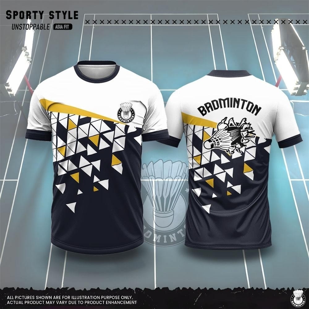 เสื้อยืดผู้ชายแฟชั่นลายพิมพ์ 3 - Badminton Jersey บทวิจารณ์และราคา