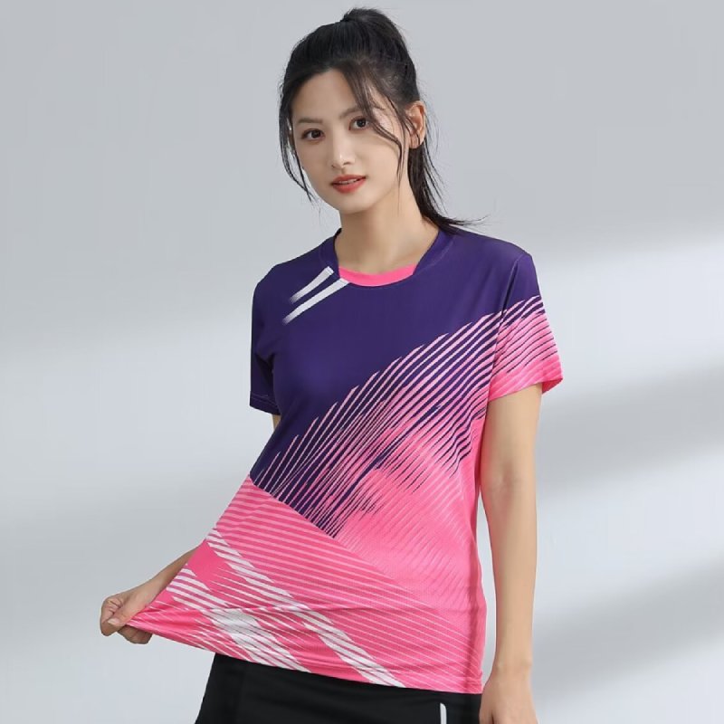 เสื้อเจอร์ซีย์ลายกีฬาปิงปองพิม - Badminton Jersey บทวิจารณ์และราคา